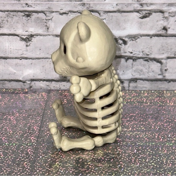 Crazy Bonez Teddy Bonez Skeleton Figurine 5 Inch Figure Halloween Decor - Picture 3 of 9